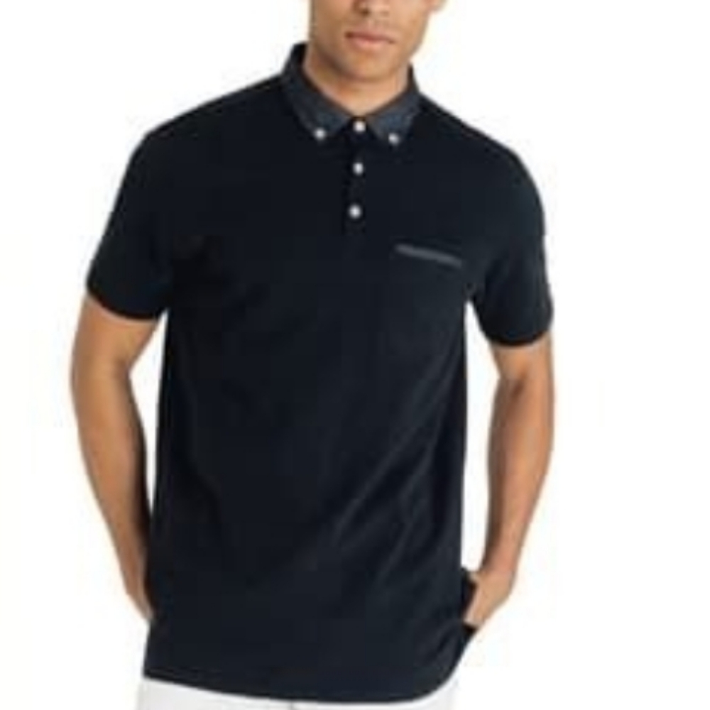 Good Man slub jersey slim fit polo